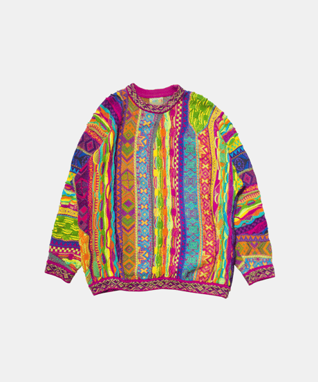 00's COOGI 3D Cotton Sweater M