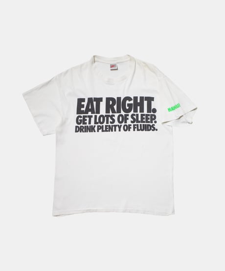 90's NIKE "Eat Right Go Like Hell" L
