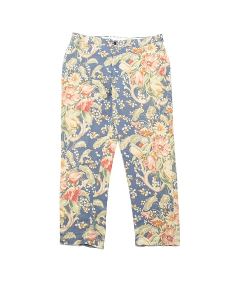 90's Polo by Ralph Lauren Flower Print Linen Pants 36x30