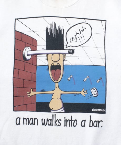 90's Jerryd Long "a man walks into a bar" Sweatshirts L