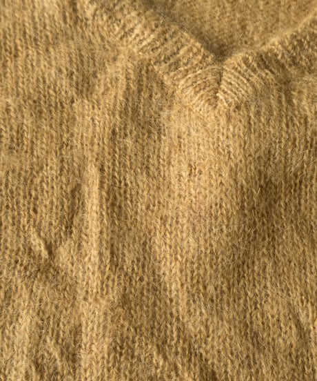 90's R.V. Mohair V-neck Knit XL