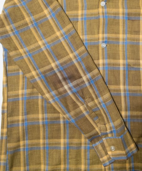 60's Kmart Permanent Press Check Shirts M