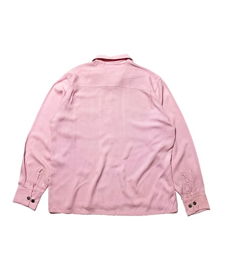 50's Elbeco Rayon Loop Collar Shirts M