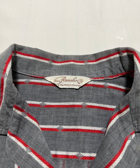 60's~ Don Rancho Diamond Stripe OC Shirts