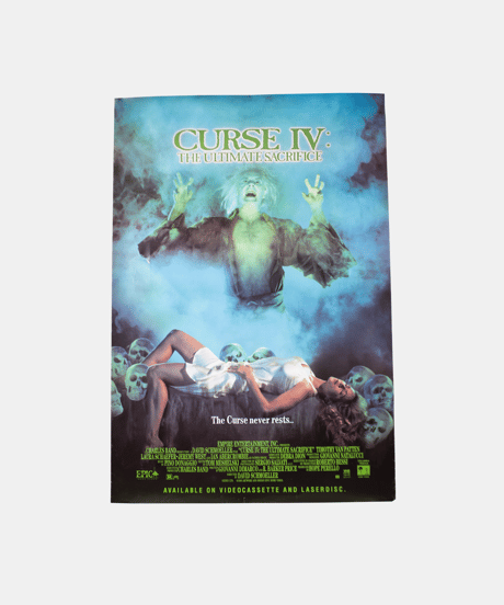 90's Catacombs "Curse Ⅳ The Ultimate Sacrifice" Poster 68×101