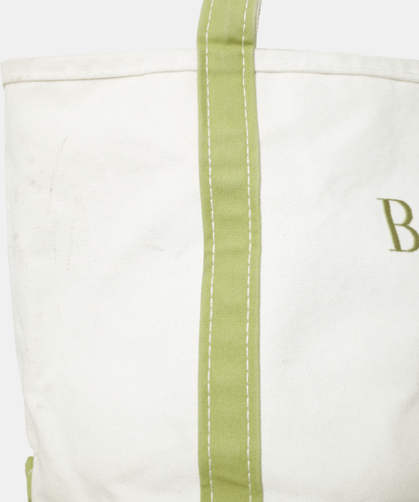 80-90's L.L. Bean Canvas Tote Bag "B"
