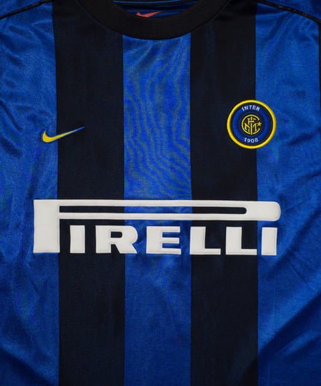 '99-'00 NIKE "FC INTER" Baggio Game Shirts XL