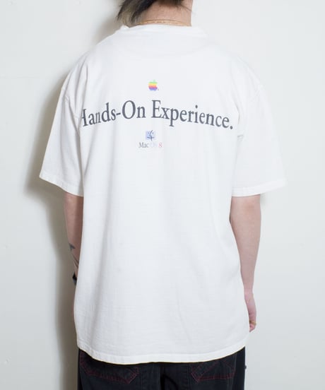1990's Apple OS8 "Hands on Experience" S/S T-shirts L