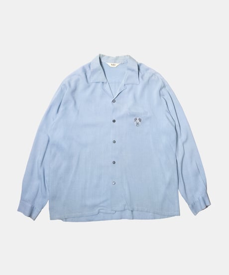 60's Da Vinci Rayon Shirts XL