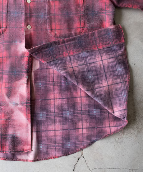 60-70's Sears Printed Flannel Shirts Boro M