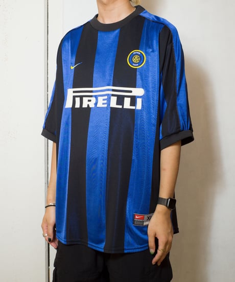 '99-'00 NIKE "FC INTER" Baggio Game Shirts XL