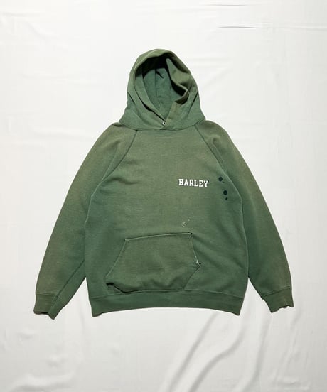 70-80's Champion？ Faded Hoodie "HARLEY" L