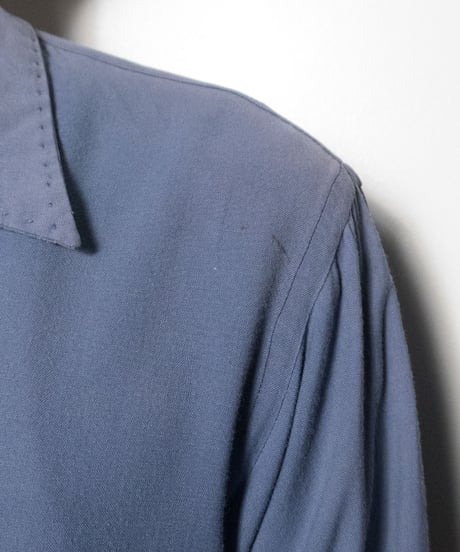 50's Daily Double Open Collar Rayon Shirts M