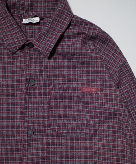 Calvin Klein Flannel Pajama Shirts L