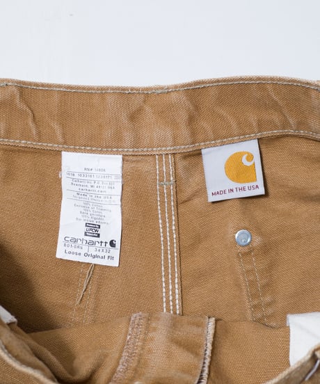90's Carharrt Double Knee Duck Pants 34x32
