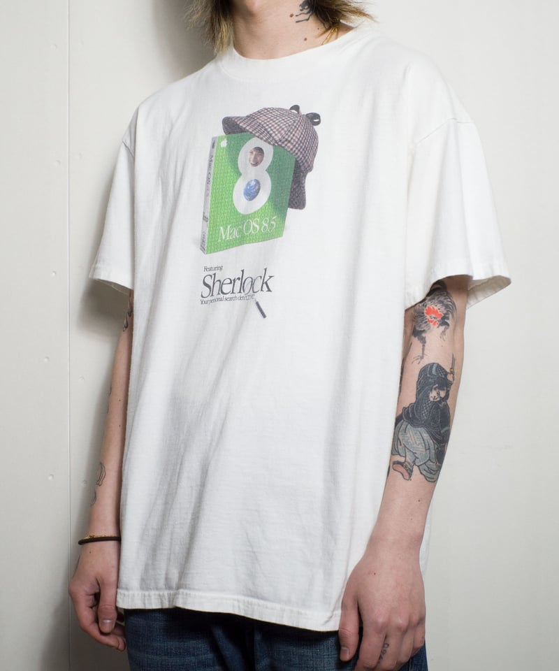 トモン　Sherlock Mac OS 8 Tシャツ XL 90's Apple Mac OS 8.5 
