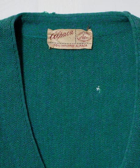 60's New York Knitting Mills Alpaca Cardigan M
