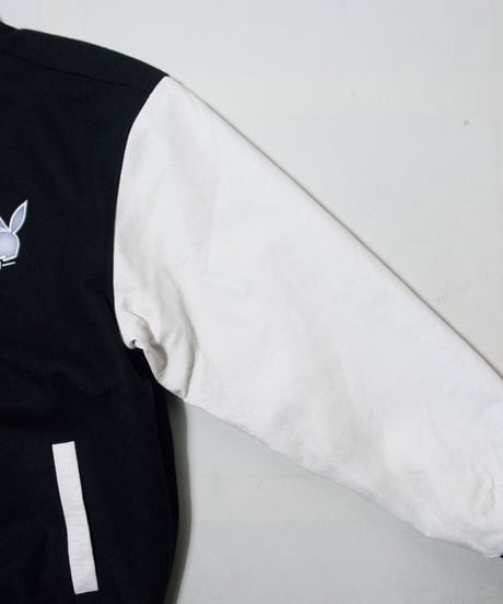 90's Playboy Reversible Varsity Jacket L