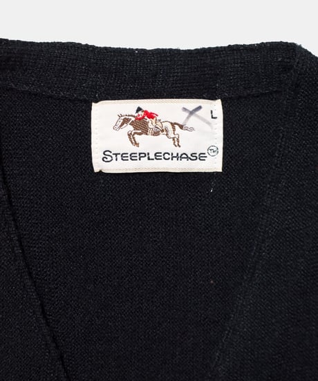 Steeplecase Acrylic Cardigan L