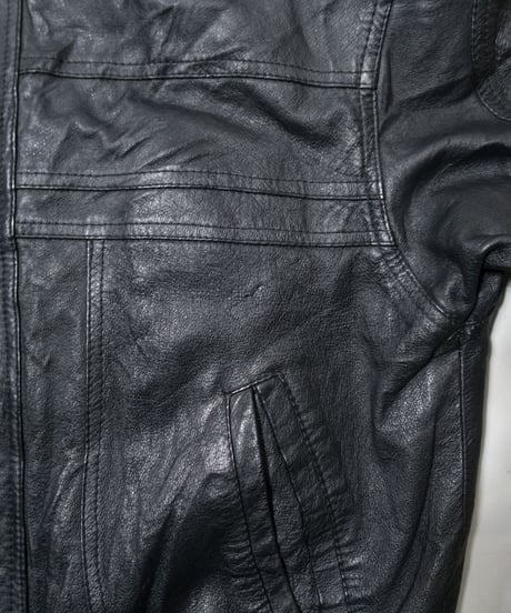 80~90's Towncraft Leather Jacket L