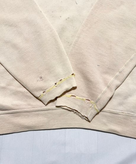 60's~ Distressed Raglan Sleeve Sweat