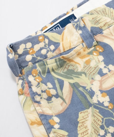 90's Polo by Ralph Lauren Flower Print Linen Pants 36x30