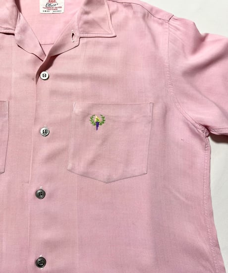 50's Elbeco Rayon Loop Collar Shirts M