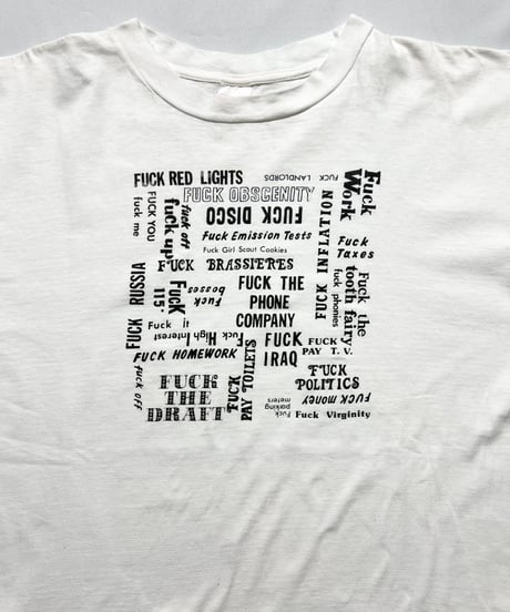 90's Various F○ck Tee XL