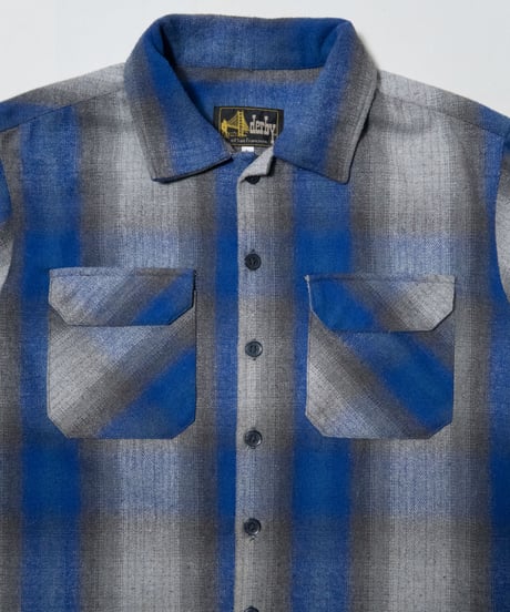 80's Derby of San Francisco Ombre Check Shirts L
