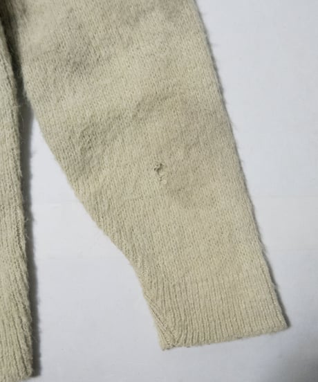 60's SEARS Alpaca Wool Cardigan L