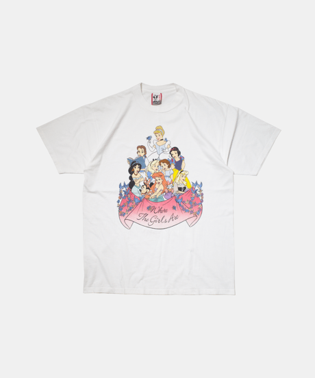 90's The Walt Disney "Where the Girls Are" S/S T-shirts XL