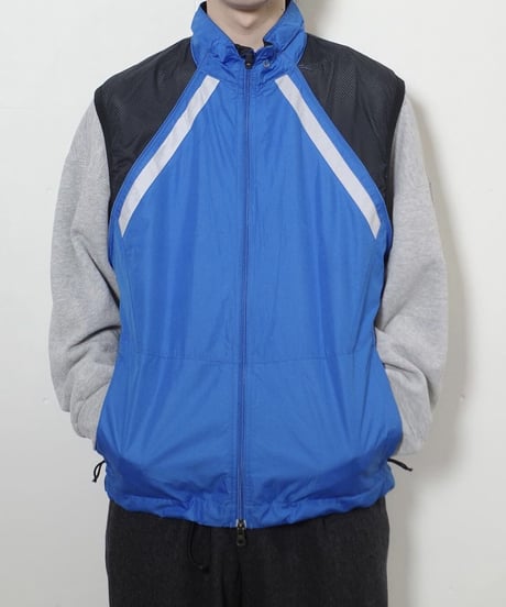 90-2000's NIKE Detachable, Packable Zip-up Nylon Jacket M