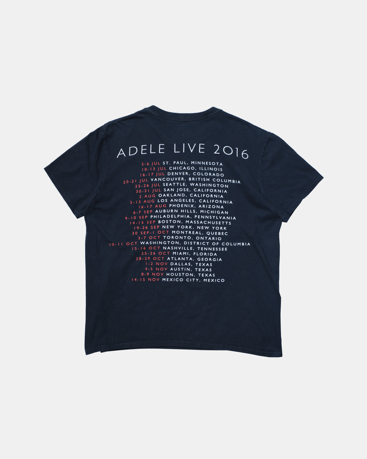 ADELE LIVE 2017 落書き ツアー Tシャツ fit=scale-down,w=1200