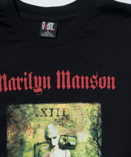 2000's Marilyn Manson "Hierophant Tarot Holywood" S/S T-shirts XL