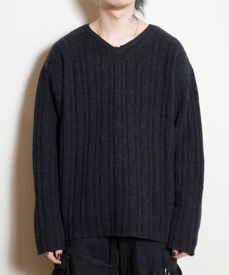90's J.Crew V-Neck Wool Sweater L