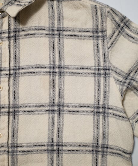 Italy Made Levi's Jacquard Check Shirts XL