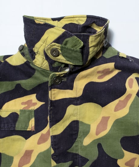 60's Czechoslovakia Military Salamander Camouflage Coat
