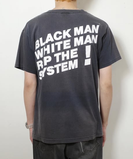 90's KMFDM "Rip the System" S/S Fading T-shirts L