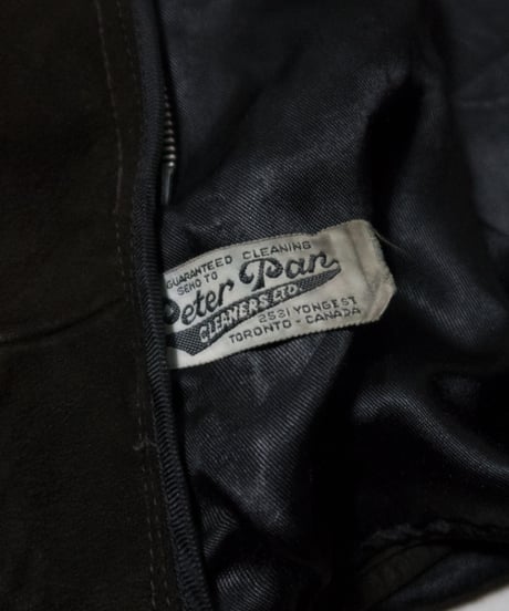 70-80's Genuine Imported Suede Leather Jacket 40