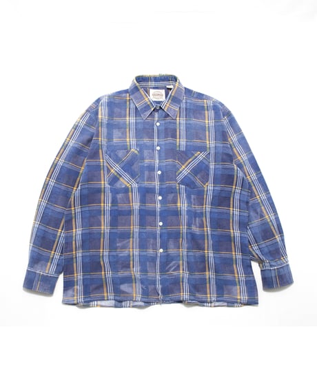 90's SAUCATUCK Print Flannel Shirts XL