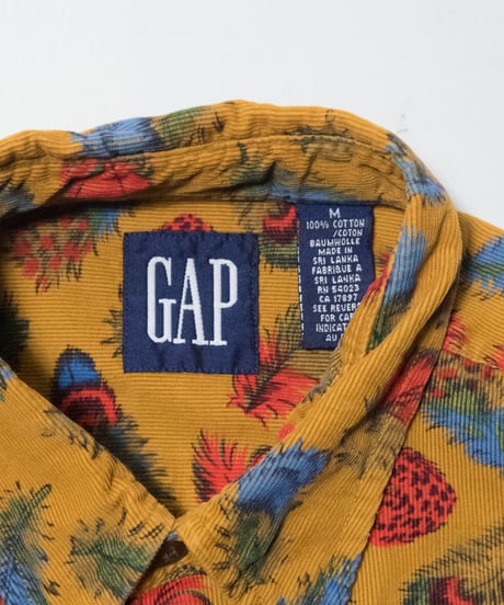 90's Gap Corduroy B/D Shirts M