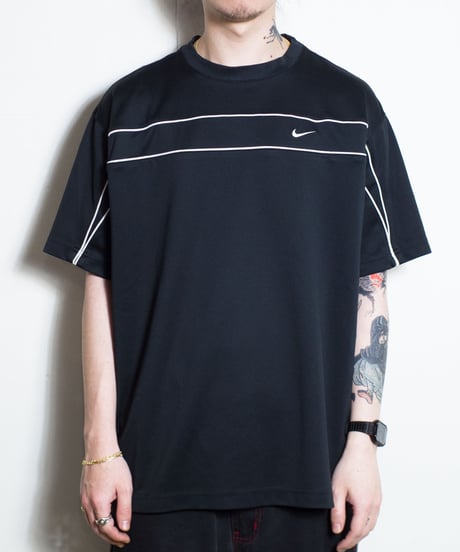 NIKE Logo Embroidered Jersey T-shirts XL
