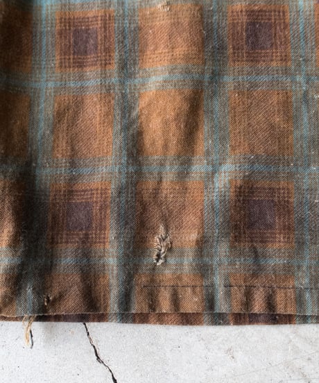 60-70's Penney's Towncraft Print Flannel Shirts L