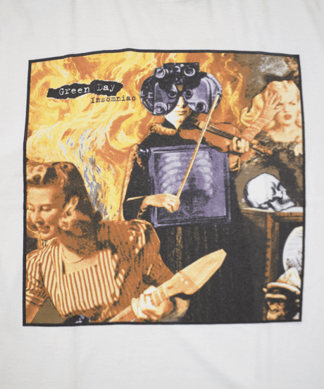 '95 Green Day S/S T-Shirts "insomniac" XL