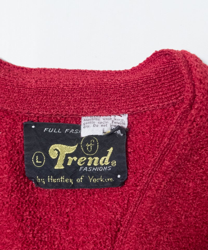 50-60's Huntley of York Pile Cardigan L | DESIR