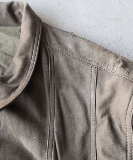 80's Summit by Robert Comstock 2way Suede Jacket 44