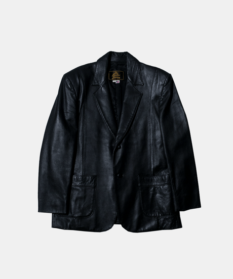 The Leather Factory Genuine Leather Tailored Jacket 44