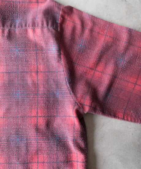 60-70's Sears Printed Flannel Shirts Boro M