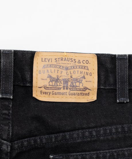 90's Levi's 50619 Black Denim 38x30