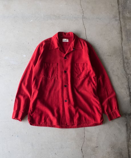 50's Manhattan "KASURI" Check Shirts M